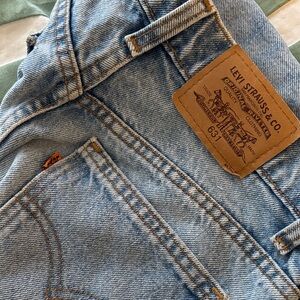 Levi's Light Blue denim 631’s